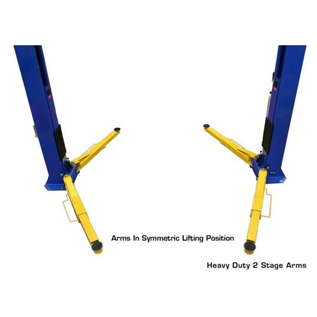 Atlas OH-10X 10,000-lb Ex-Tall/Ex-Wide Two-Post Lift - Commercial Above-Ground Power