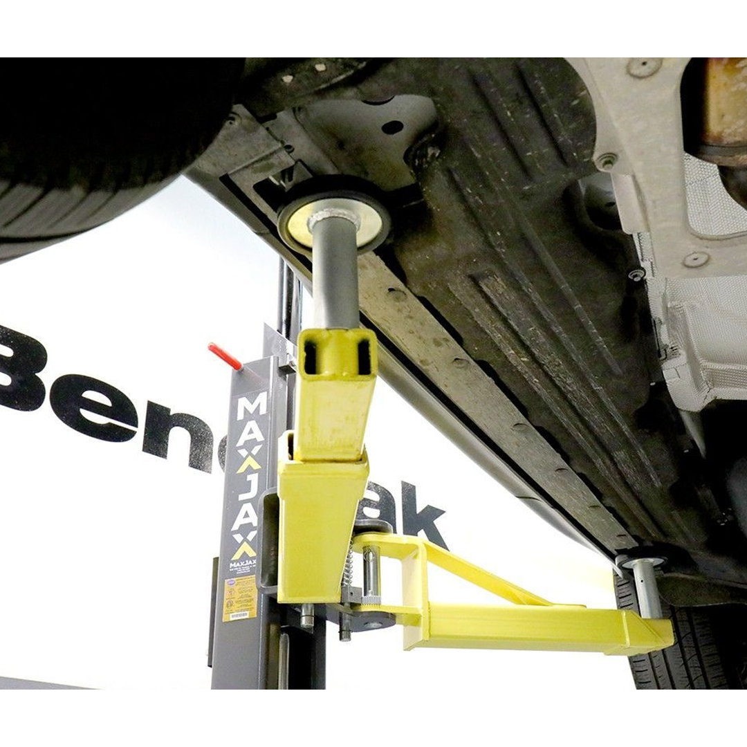 BendPak MaxJax M7K 7,000-lb Portable Two-Post Car Lift - Low-Ceiling Garage Beast