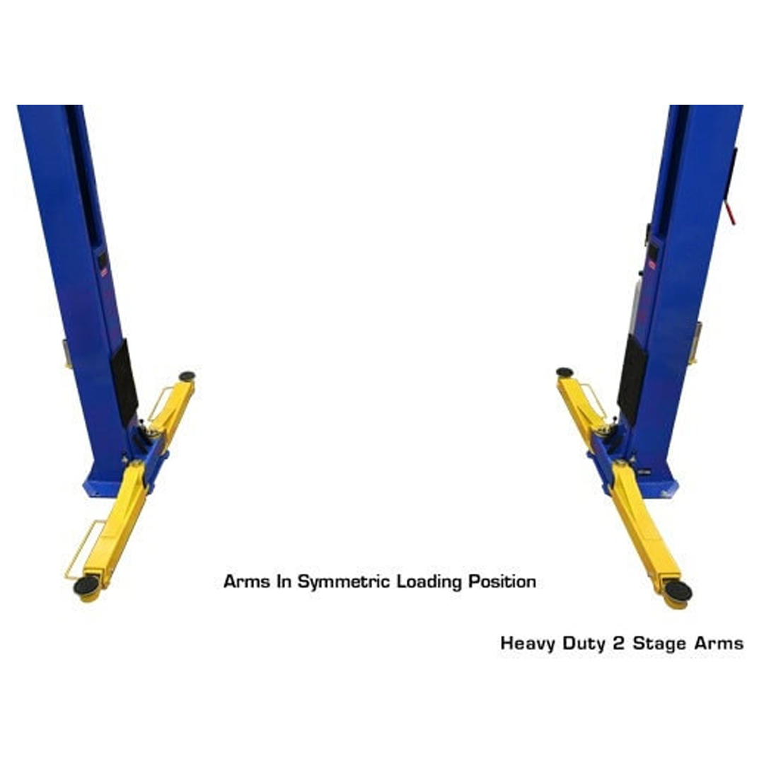 Atlas OH-10X 10,000-lb Ex-Tall/Ex-Wide Two-Post Lift - Commercial Above-Ground Power