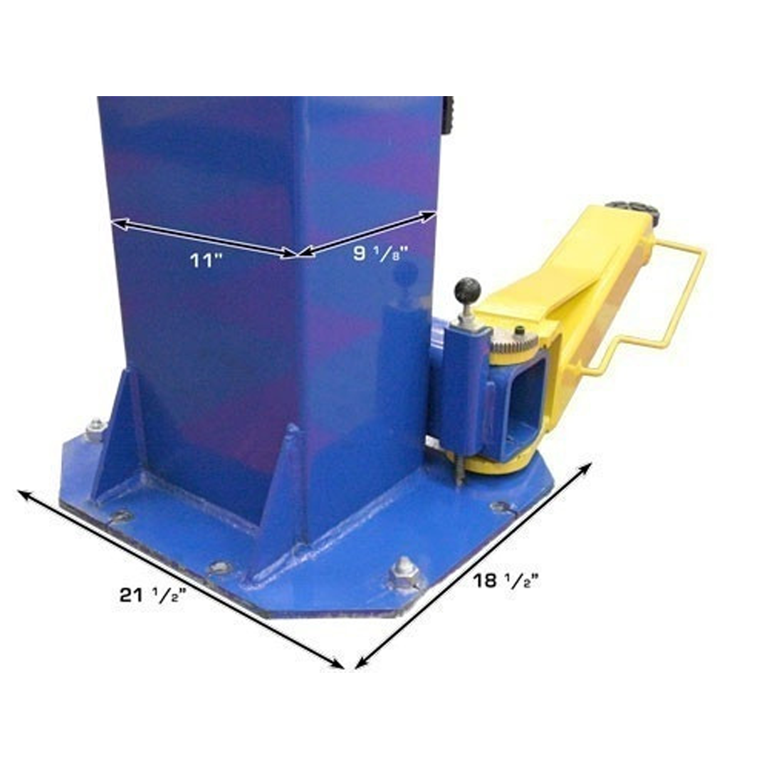 Atlas OH-10X 10,000-lb Ex-Tall/Ex-Wide Two-Post Lift - Commercial Above-Ground Power