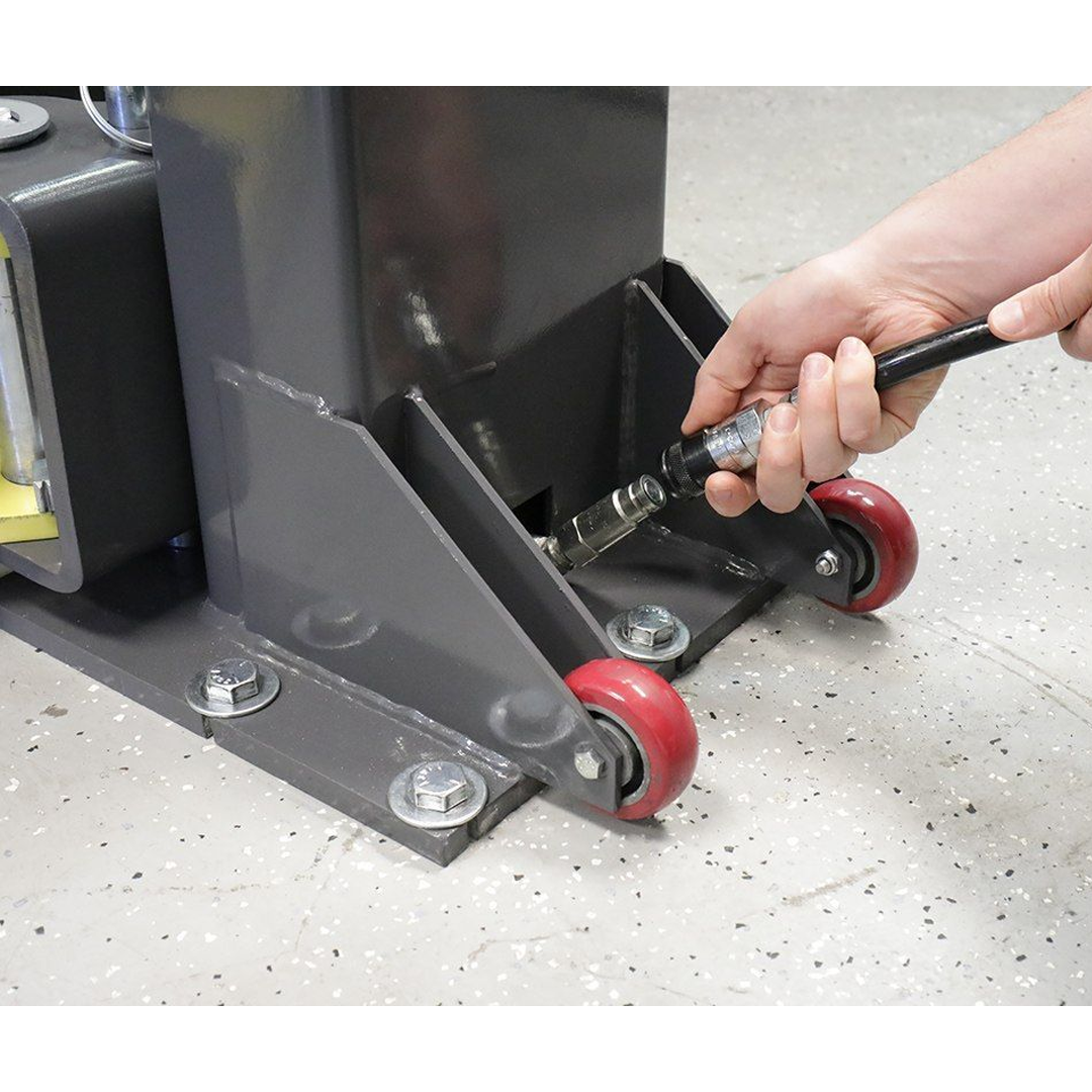 BendPak MaxJax M7K 7,000-lb Portable Two-Post Car Lift - Low-Ceiling Garage Beast