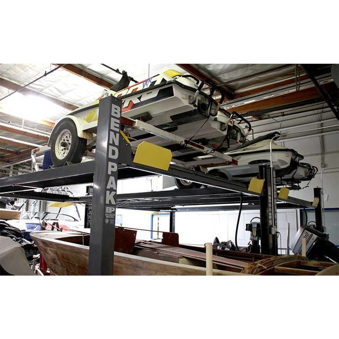 BendPak HD-7500BLX 7,500-lb Four-Post Boat & Vehicle Storage Lift - 82" Rise Heavy-Duty