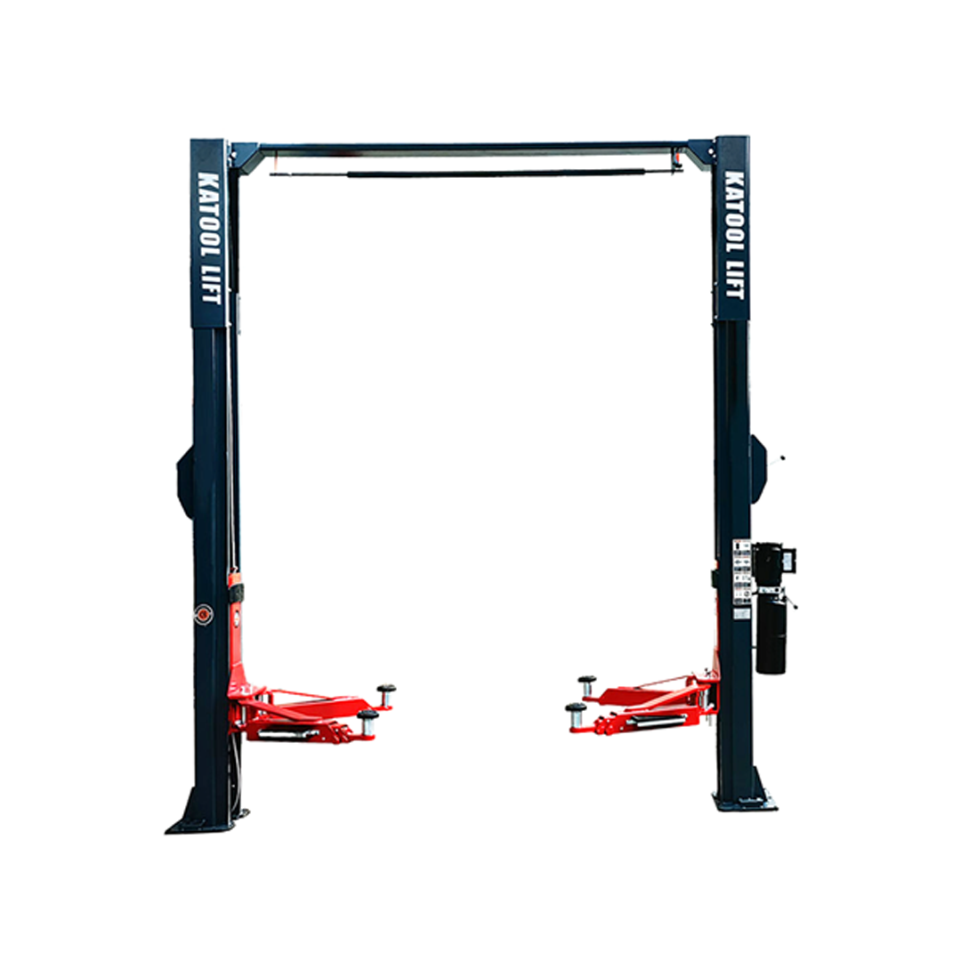 Katool KT-AS110D 11,000-lb Asymmetric Direct-Drive Two-Post Lift - Premium Shop Performance