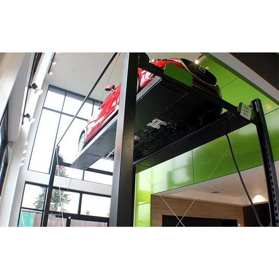 BendPak HD-7PXW 7,000-lb Super-Tall Four-Post Lift - 12-ft Rise Display Vehicle Lift