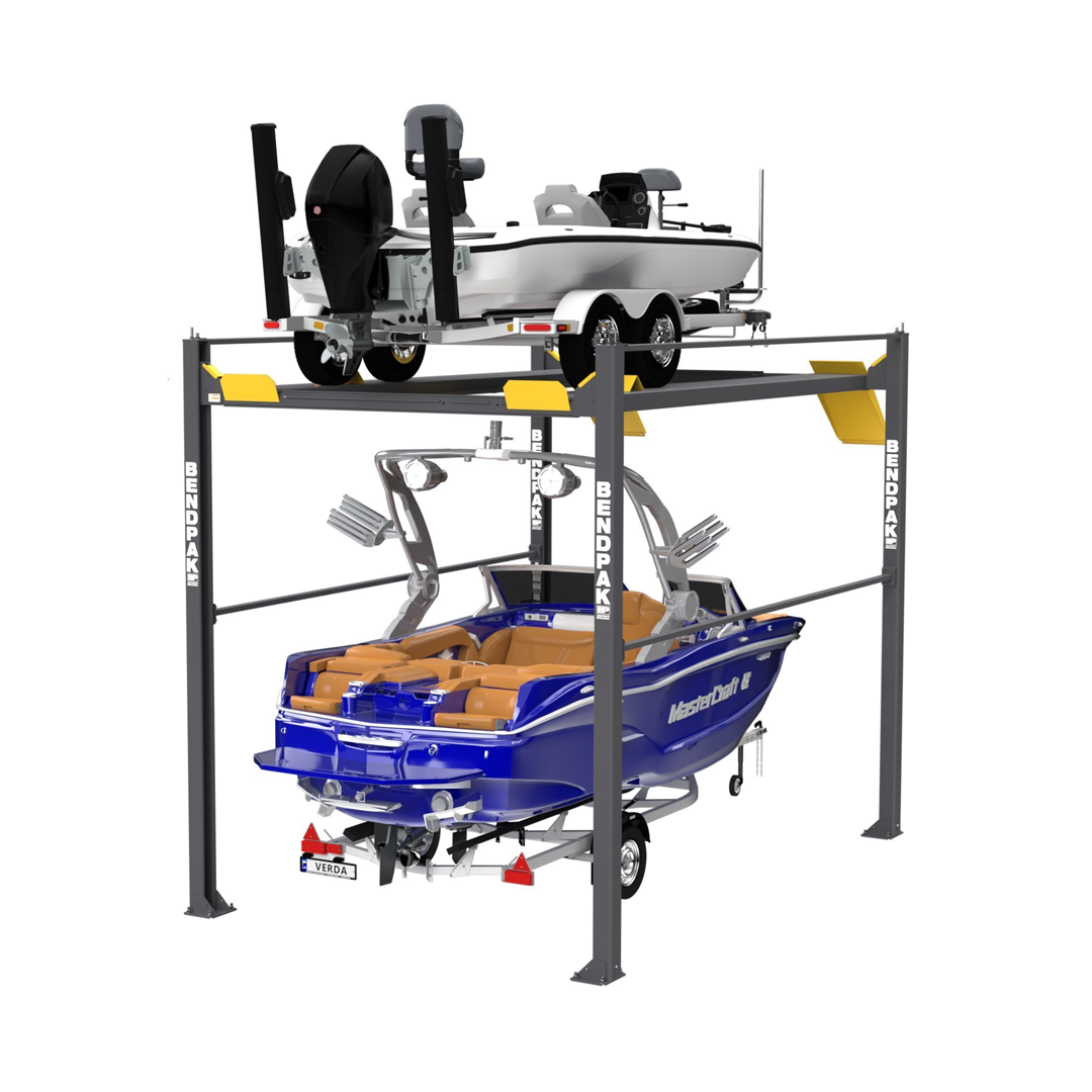BendPak HD-7500PBX 7,500-lb High-Rise Four-Post Boat & Vehicle Lift - 144.5" Rise