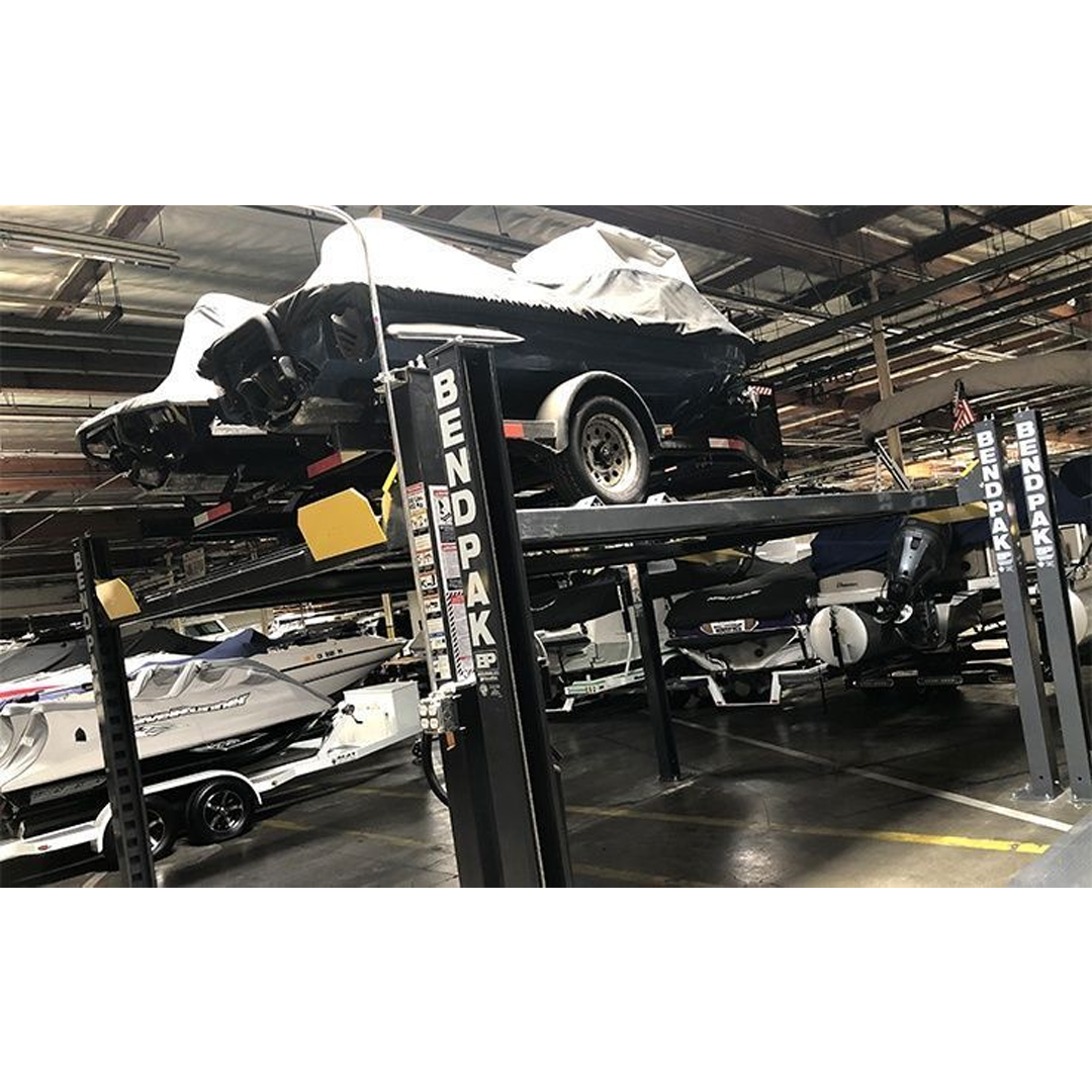 BendPak HD-7500BLX 7,500-lb Four-Post Boat & Vehicle Storage Lift - 82" Rise Heavy-Duty