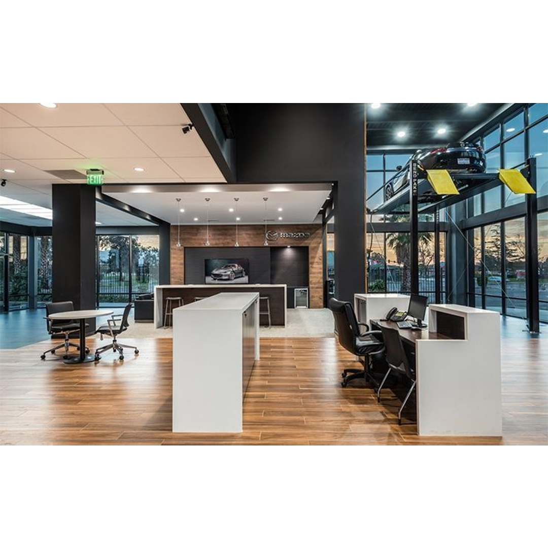 BendPak HD-7PXW 7,000-lb Super-Tall Four-Post Lift - 12-ft Rise Display Vehicle Lift