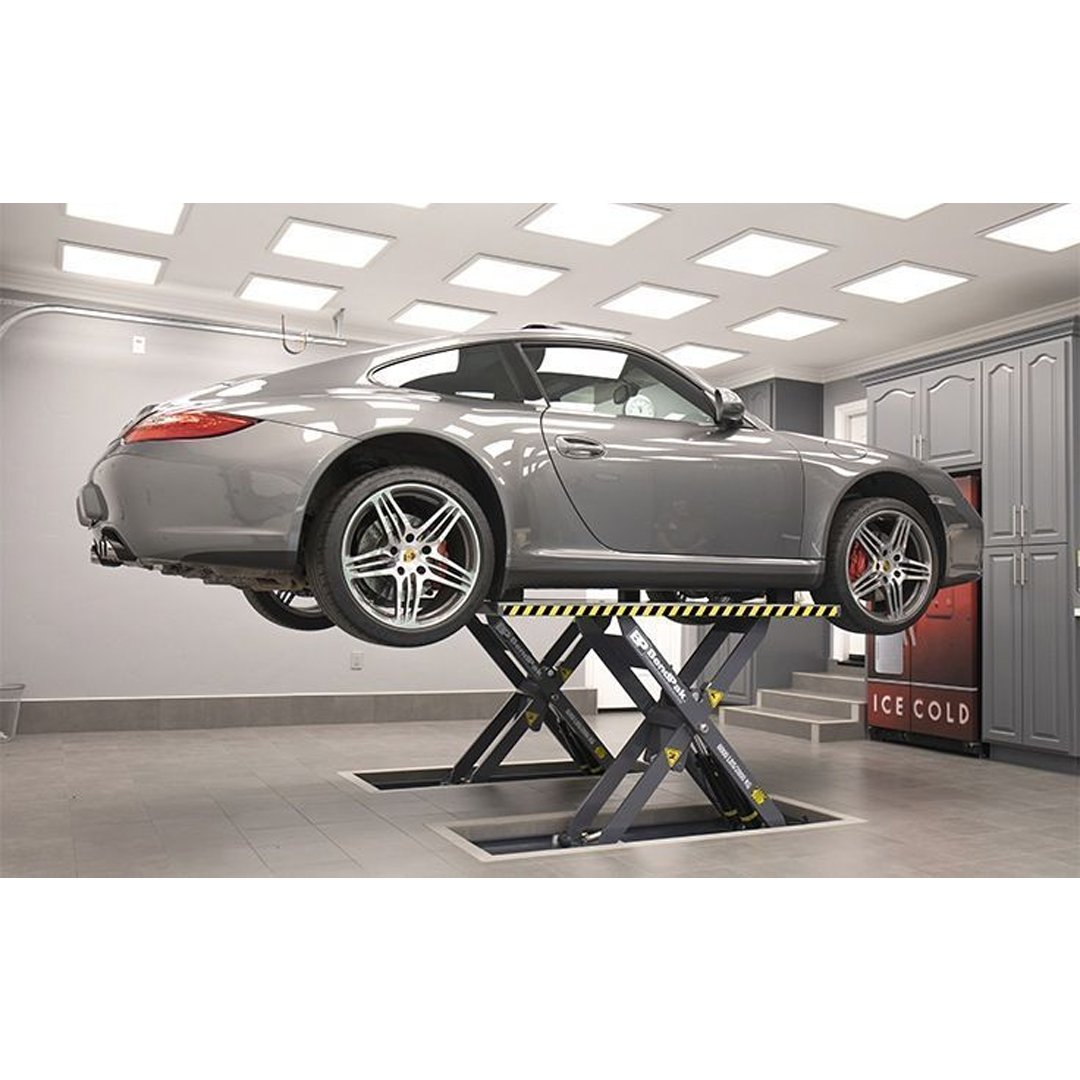 BendPak MDS-6LPF 6,000-lb Flush-Mount Mid-Rise Scissor Lift - Zero-Footprint In-Ground