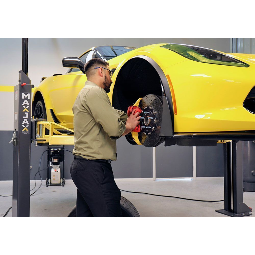 BendPak MaxJax M7K 7,000-lb Portable Two-Post Car Lift - Low-Ceiling Garage Beast