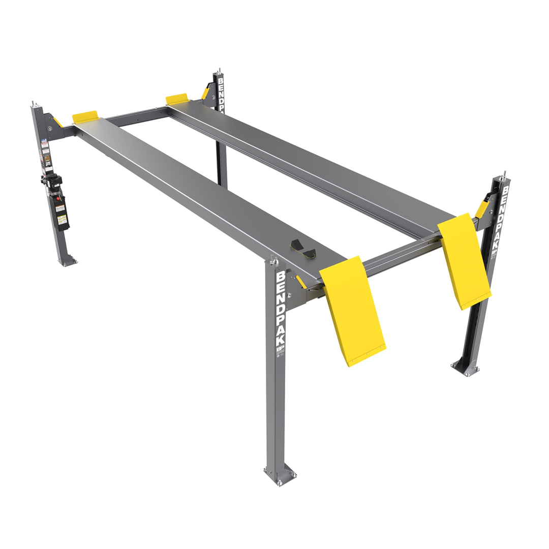 BendPak HDS-14XT 14,000-lb High-Rise Four-Post Lift - Extended 227.5" Runways ALI Certified