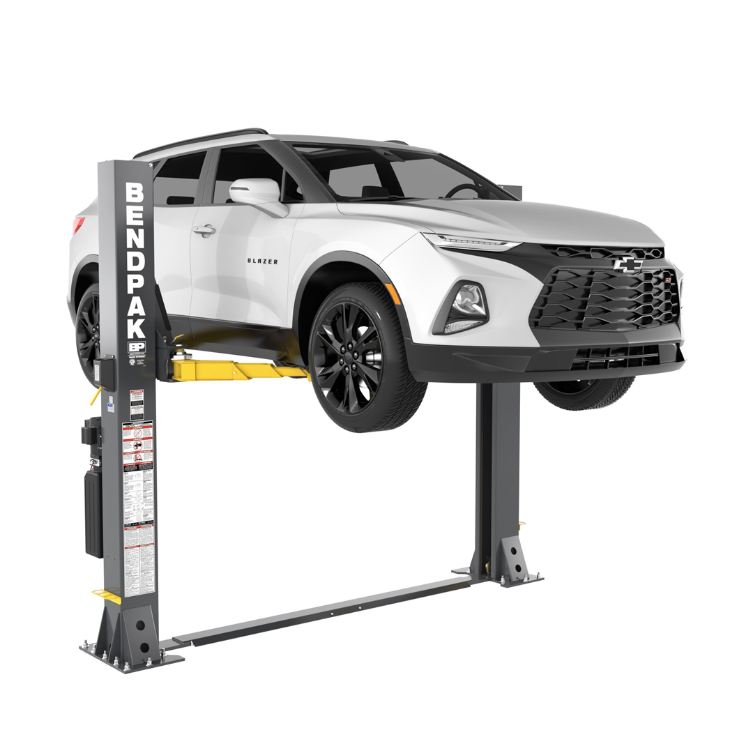 BendPak 9APF 9,000-lb Open-Top Two-Post Lift - Floorplate Low-Ceiling ALI Certified