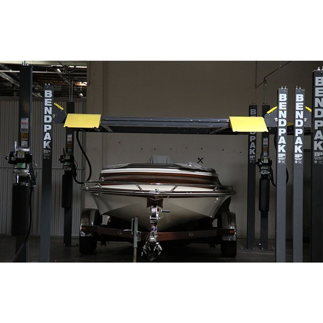 BendPak HD-7500BLX 7,500-lb Four-Post Boat & Vehicle Storage Lift - 82" Rise Heavy-Duty