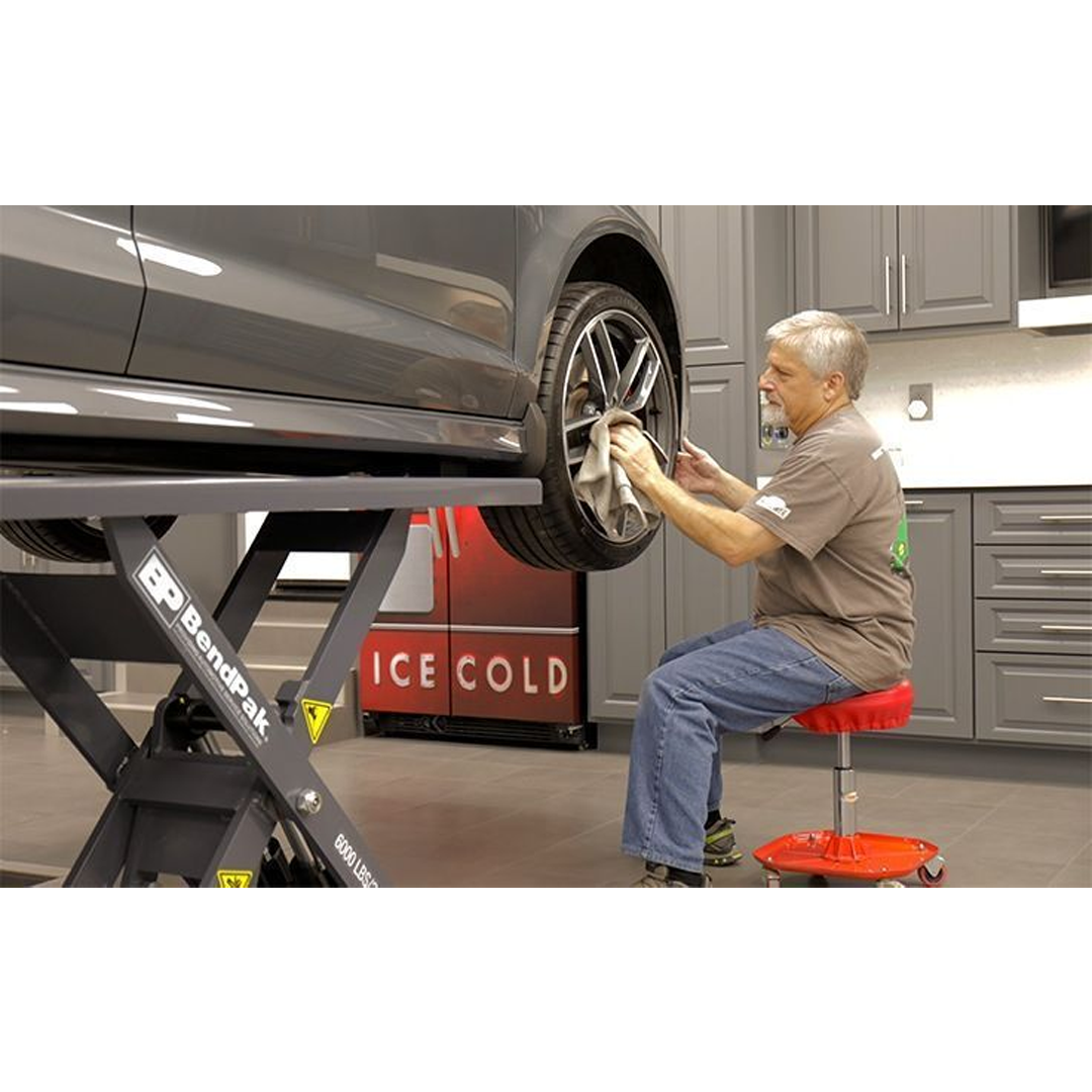 BendPak MDS-6LPF 6,000-lb Flush-Mount Mid-Rise Scissor Lift - Zero-Footprint In-Ground