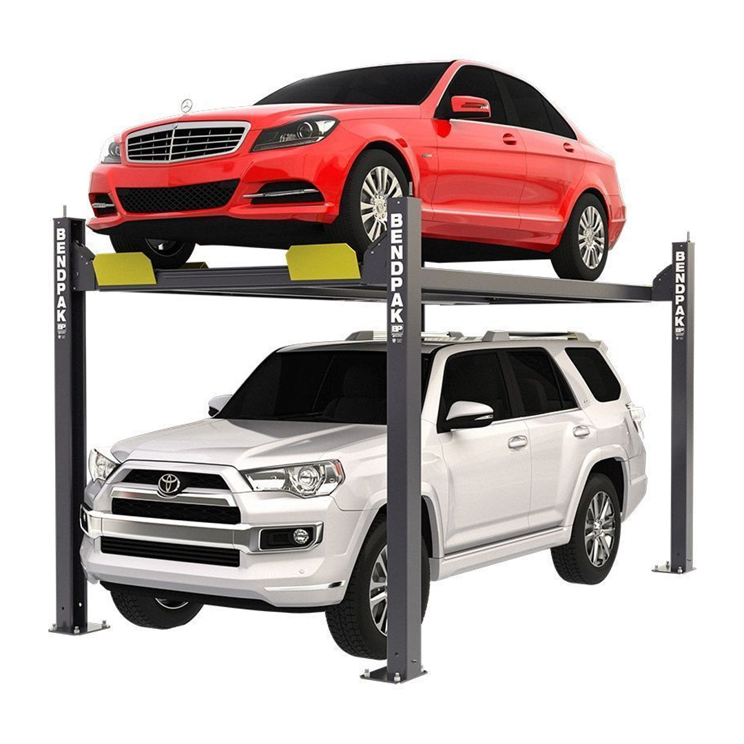 BendPak HD-7W 7,000-lb Wide Four-Post Lift - Tall Rise Short Runway Heavy-Duty Parking