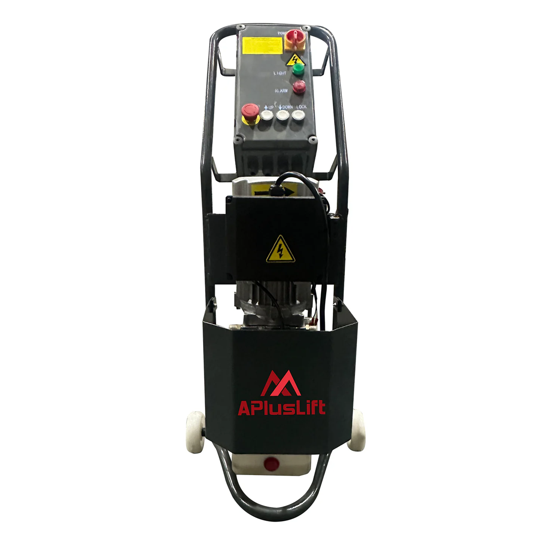 APlusLift SL-MR66 6,600-lb Mid-Rise Scissor Lift - Electric Release Shop Efficient