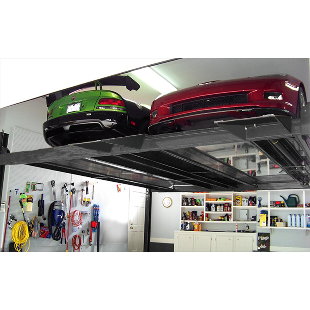 BendPak HD-9SWX 9,000-lb Dual-Wide High-Rise Four-Post Lift - Quad Parking Extended