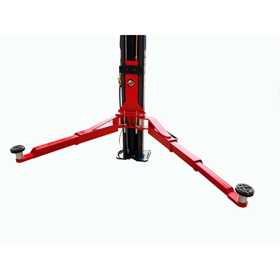 Katool KT-AS110D 11,000-lb Asymmetric Direct-Drive Two-Post Lift - Premium Shop Performance