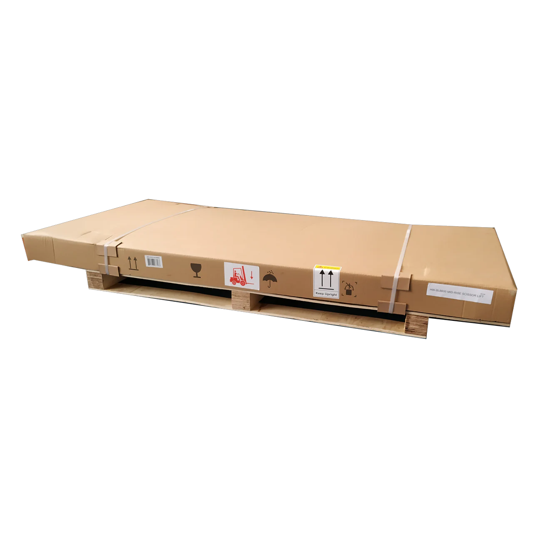 APlusLift HW-SL6600X 6,600-lb Portable Mid-Rise Scissor Lift - Mobile Garage Solution