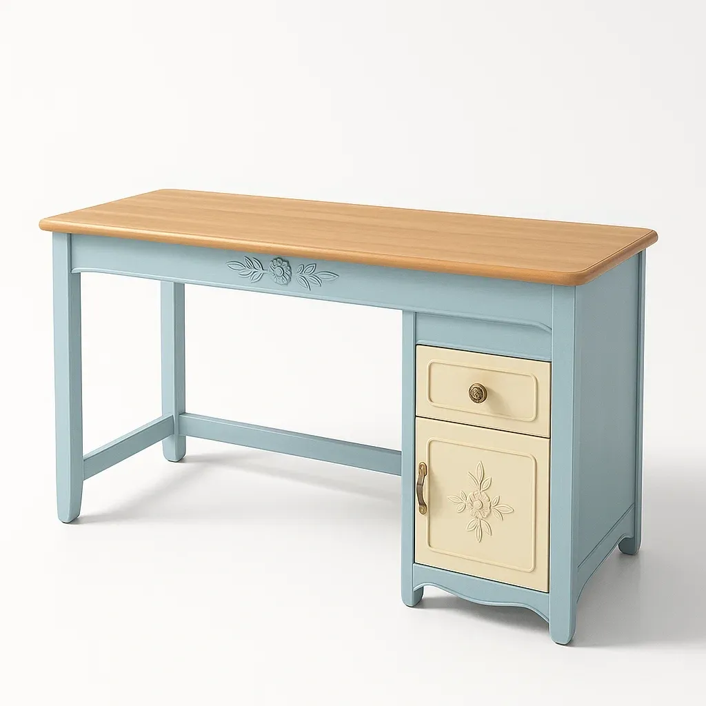 Bureaux en bois avec tiroir et porte-COZYNOOKZ