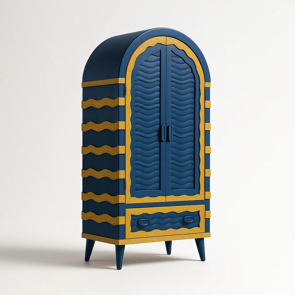 Armoires en bois à deux portes-COZYNOOKZ