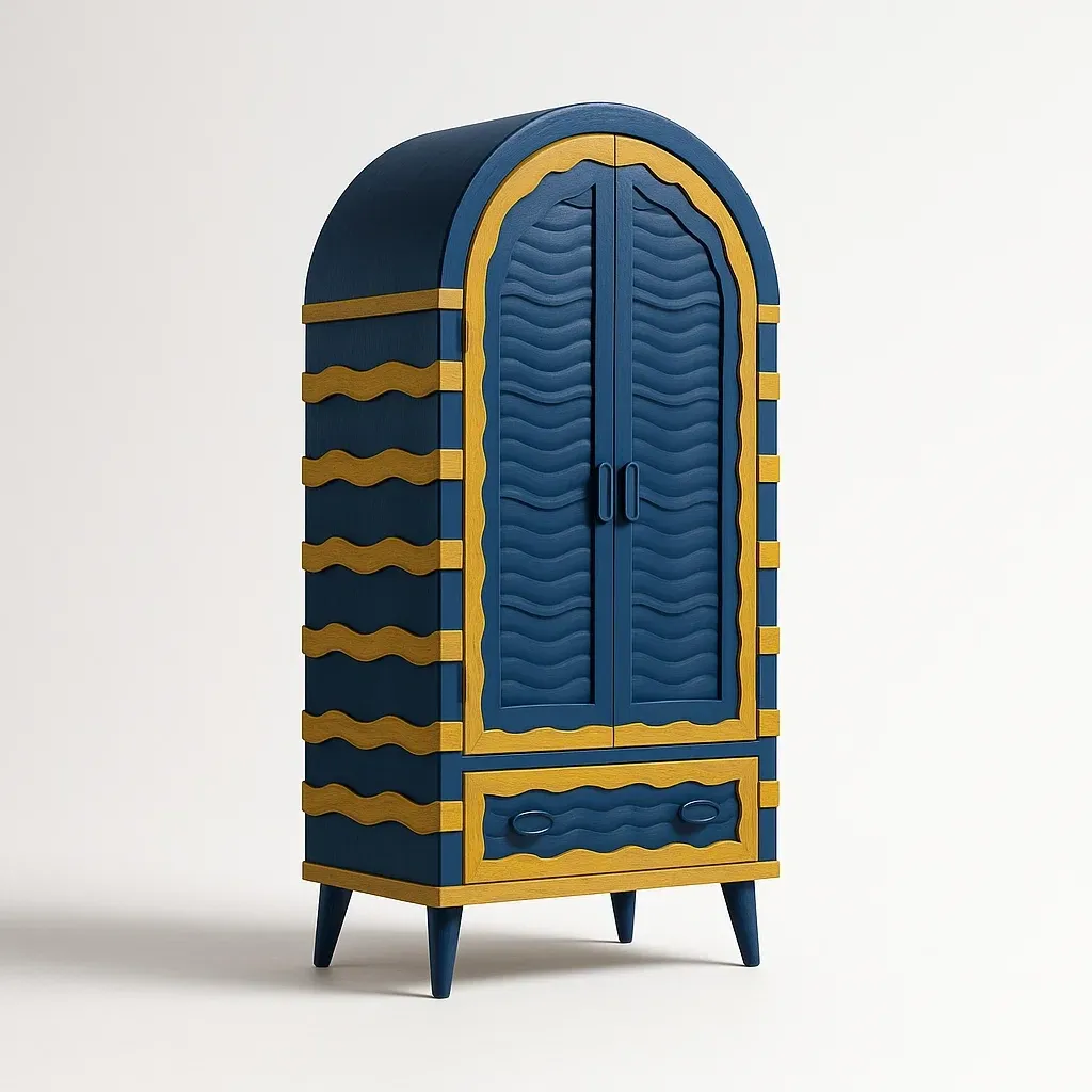 Armoires en bois à deux portes-COZYNOOKZ