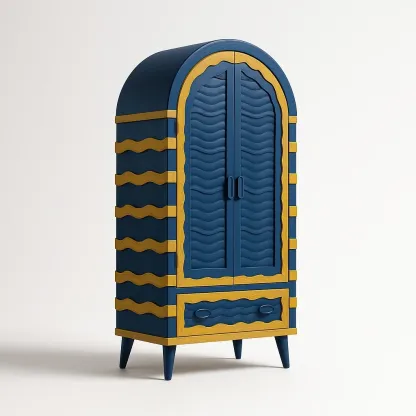 Armoires en bois à deux portes-COZYNOOKZ