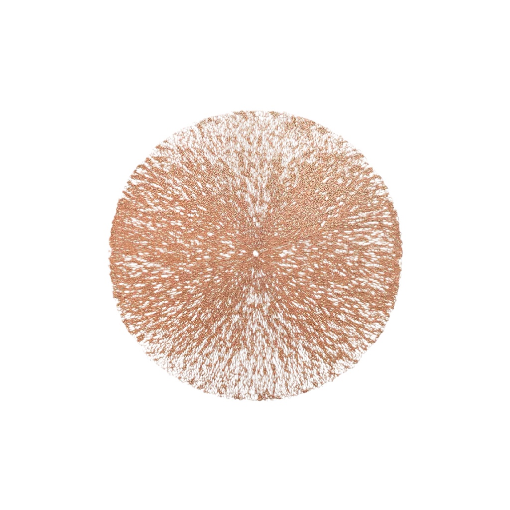 Salvamanteles redondo metálico decorativo-brianpetty.shop