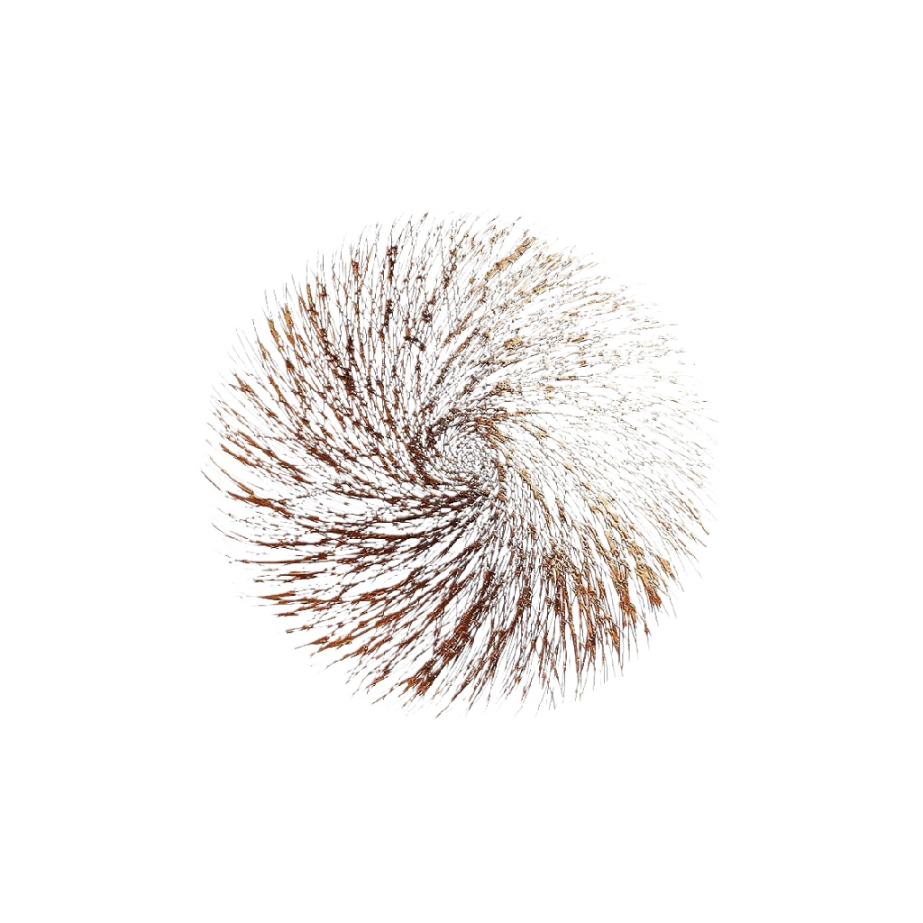 Posavasos redondo de metal tejido con diseño en espiral (tono dorado)-alonzowhite.shop