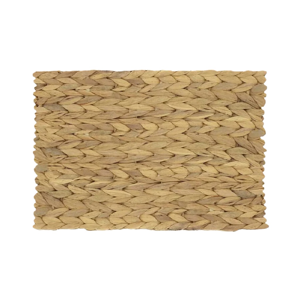 Posavasos rectangular de fibra natural trenzada-brianpetty.shop