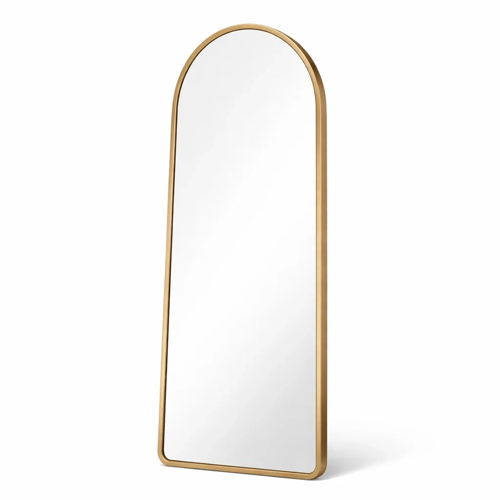 Arched Full Length Wall Mirror-pureoakliving