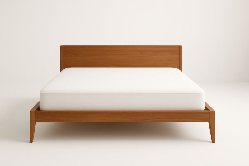 Letto Matrimoniale in Legno Ciliegio 200x160 cm(Lu×L)