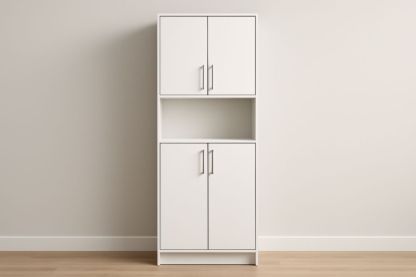 Mobile contenitore in legno ingegnerizzato bianco