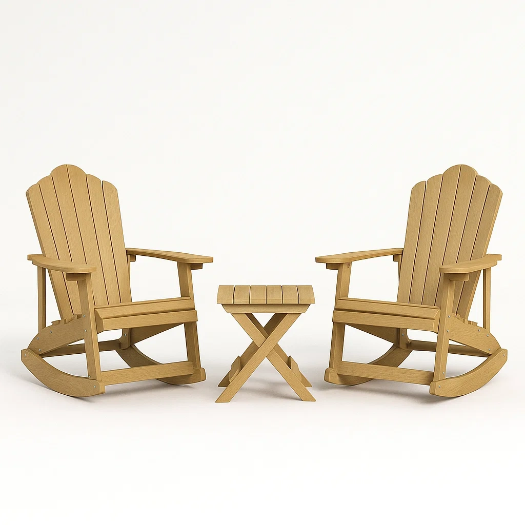 Mobilier d'extérieur,Ensemble de chaises Adirondack - TREND furnx