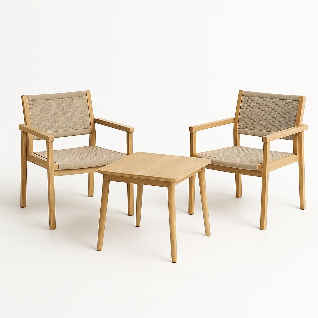 Mobilier de terrasse,Petit ensemble bistrot de terrasse - TREND furnx