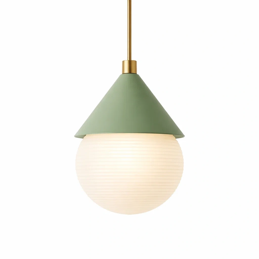 Double Globe Brass Pendant Ceiling Light-urbanwoodhome