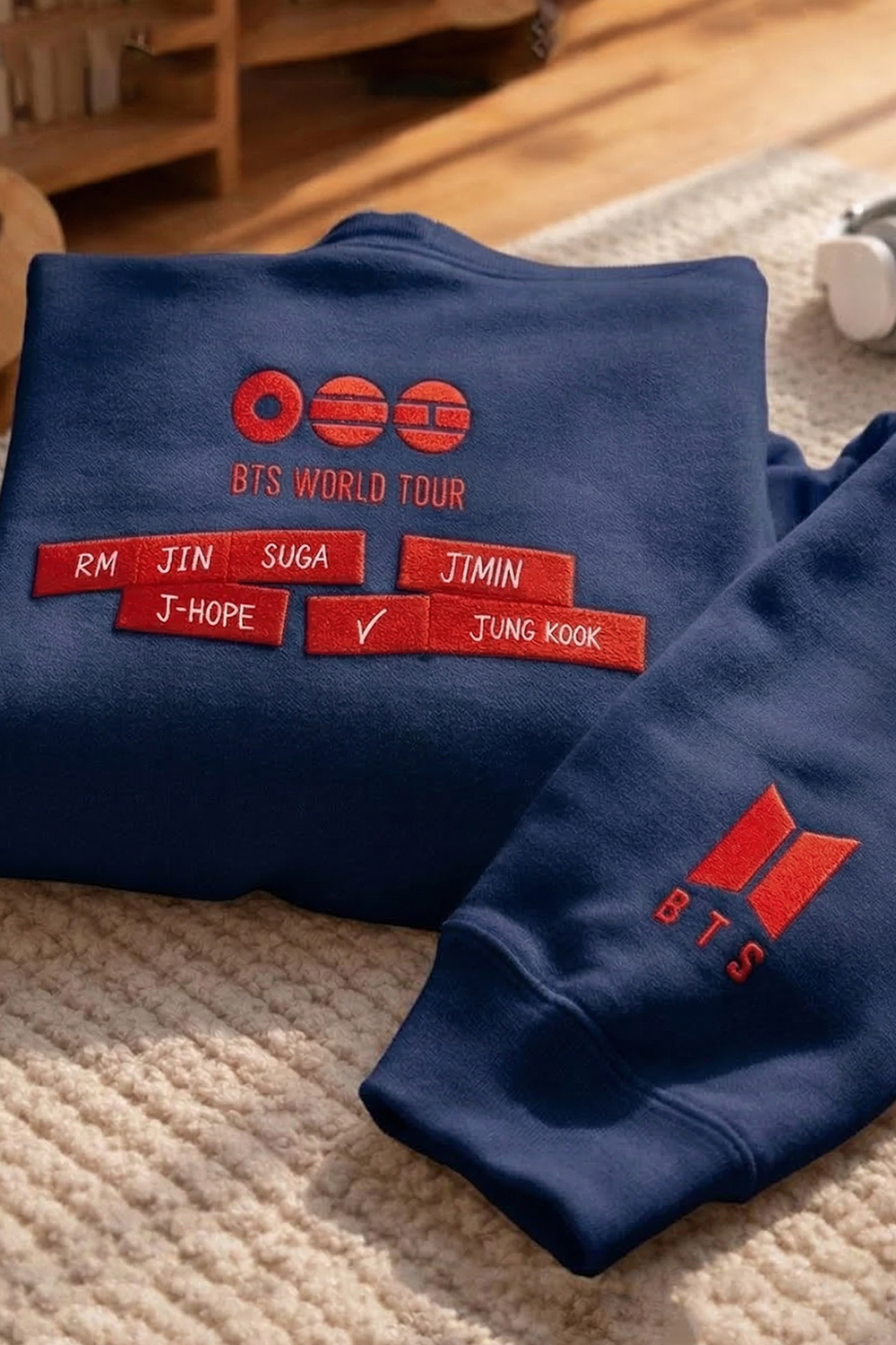 Bangtan Comeback Embroidered Sweatshirt