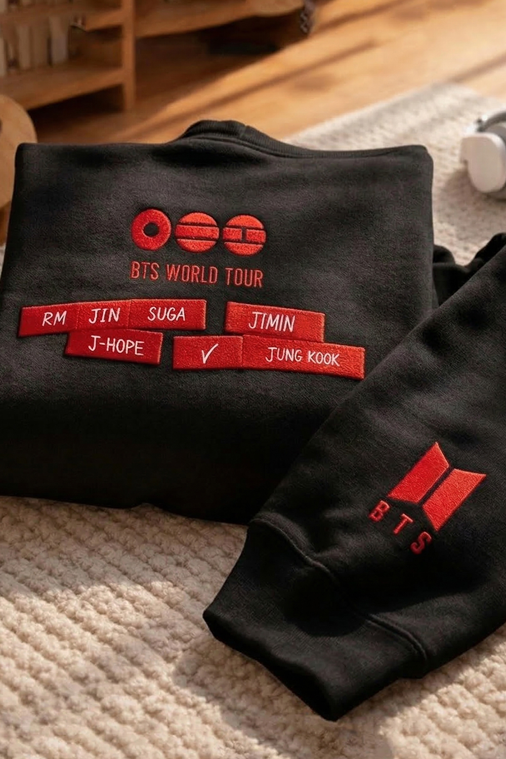 Bangtan Comeback Embroidered Sweatshirt