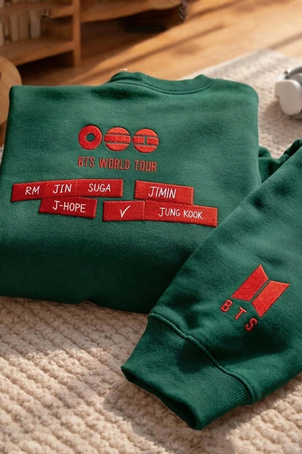 Bangtan Comeback Embroidered Sweatshirt