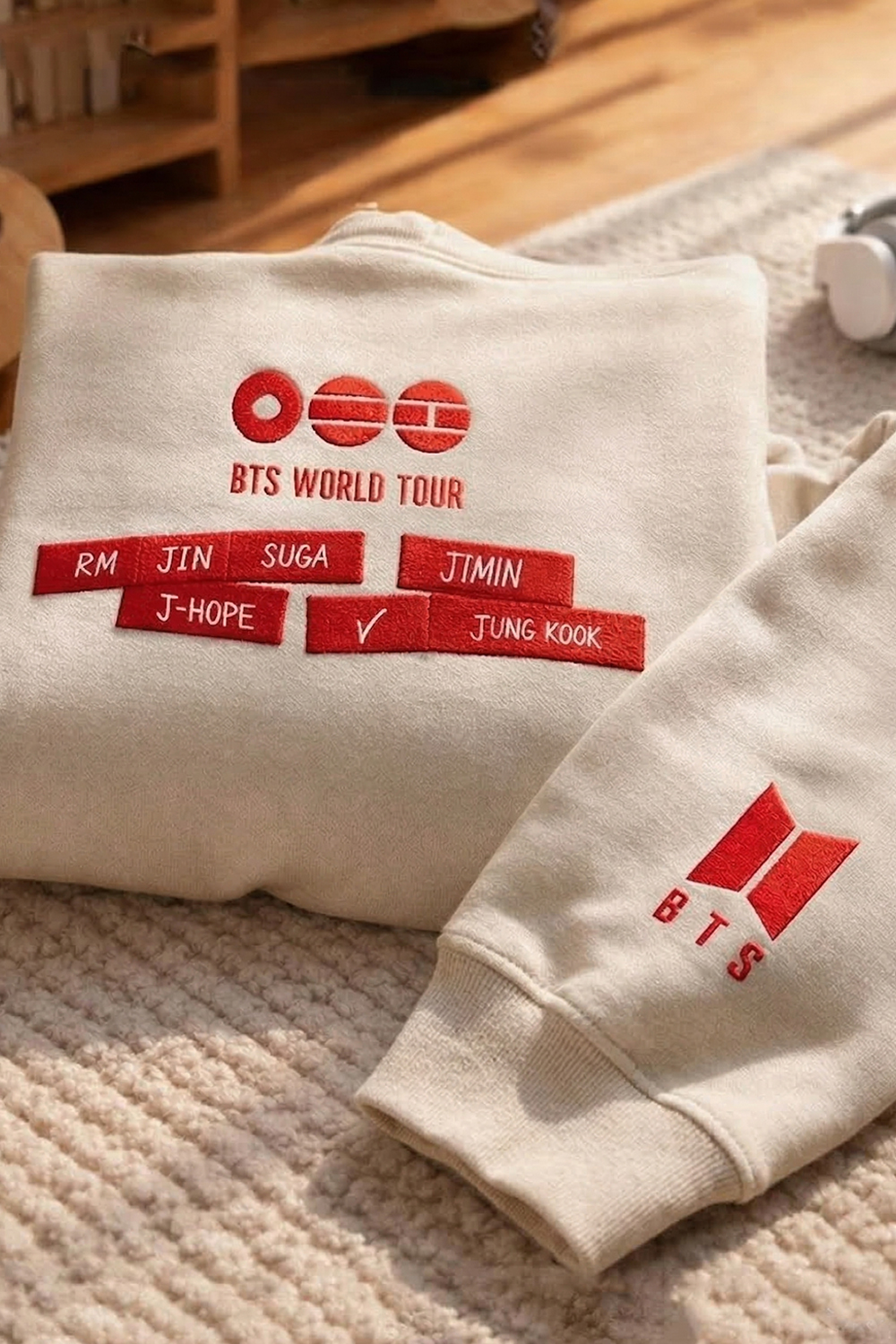 Bangtan Comeback Embroidered Sweatshirt