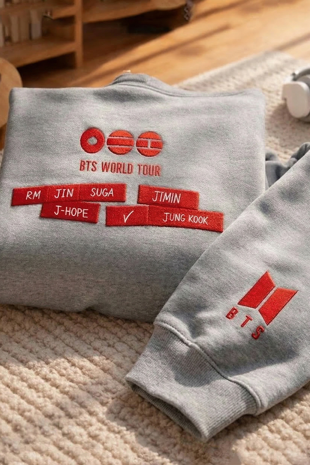Bangtan Comeback Embroidered Sweatshirt