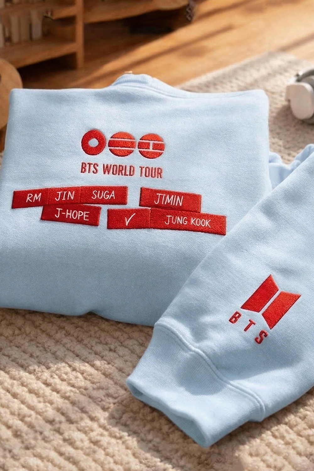 Bangtan Comeback Embroidered Sweatshirt