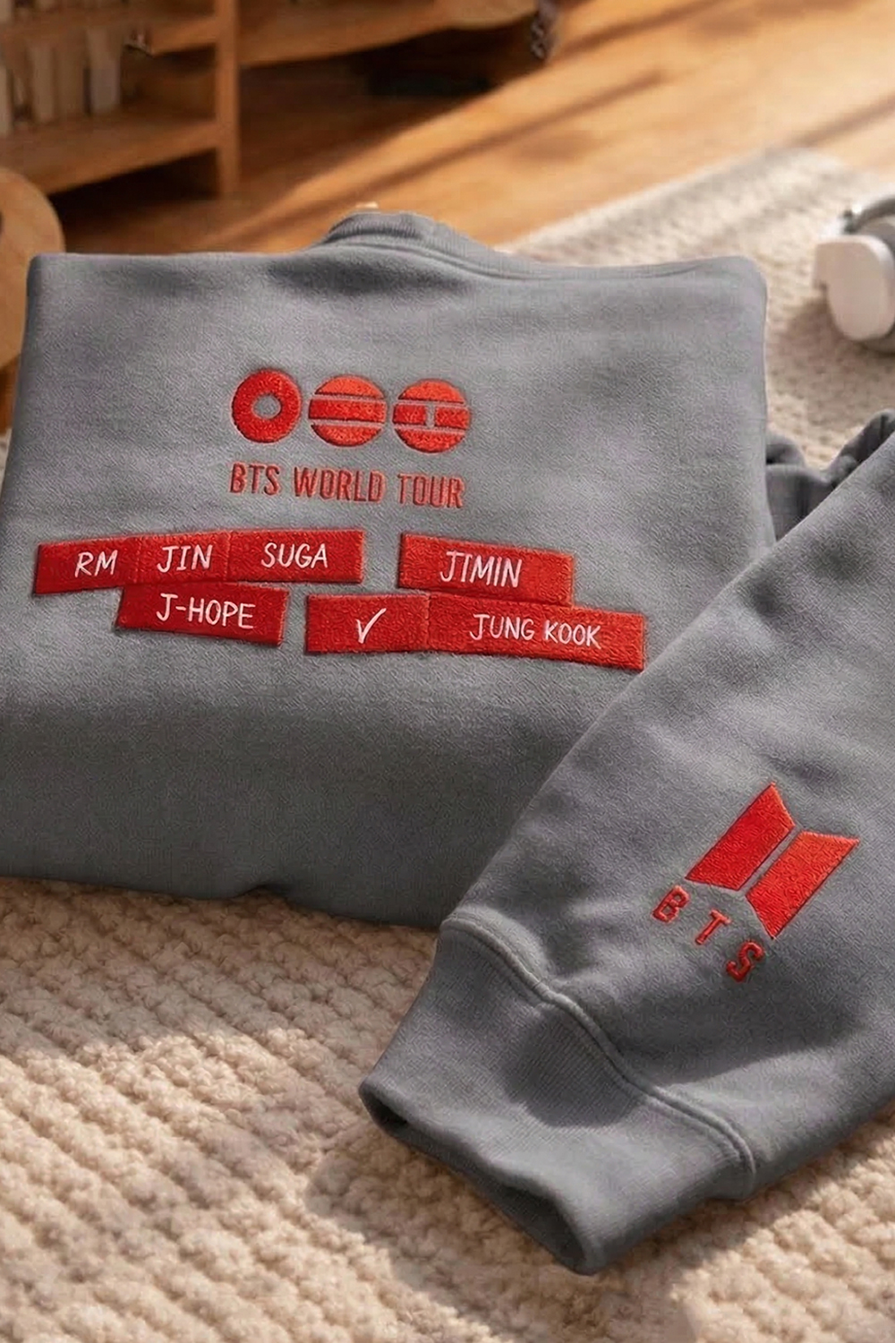 Bangtan Comeback Embroidered Sweatshirt