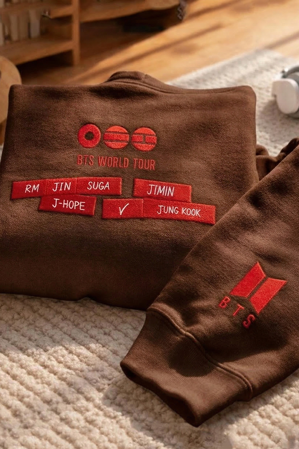 Bangtan Comeback Embroidered Sweatshirt