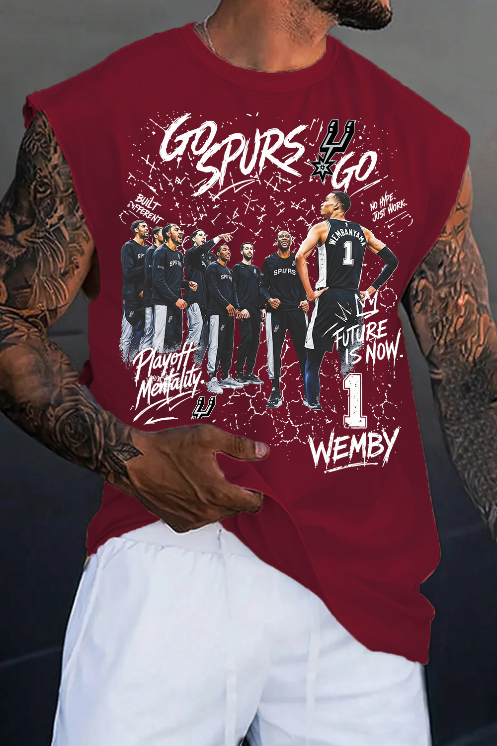 Wemby San Antonio Basketball Tank