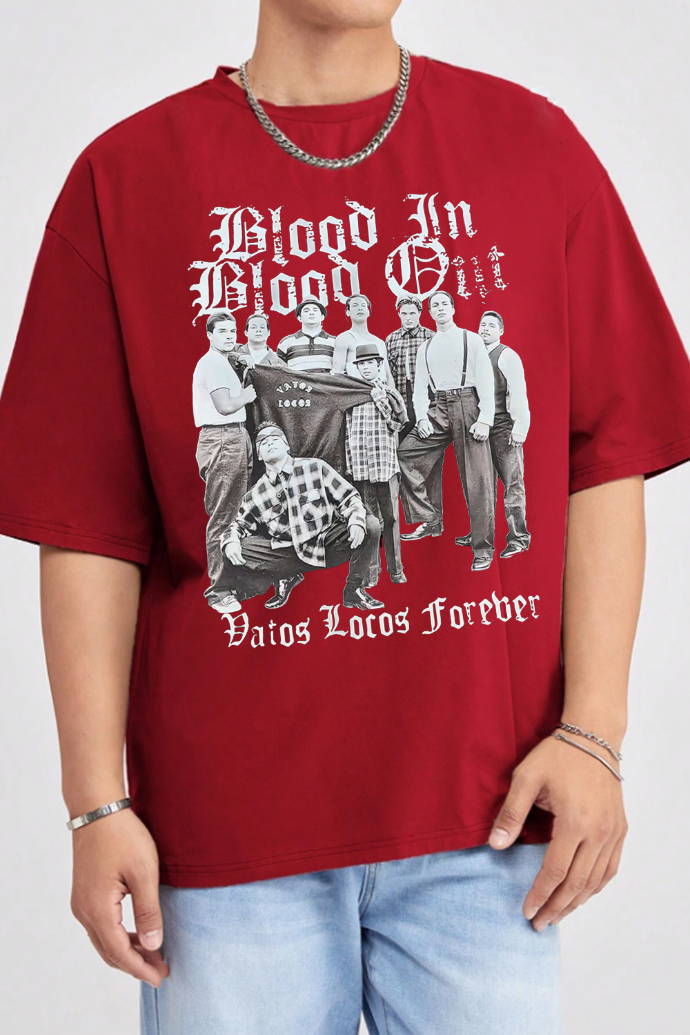 Blood in, blood out men T-shirt
