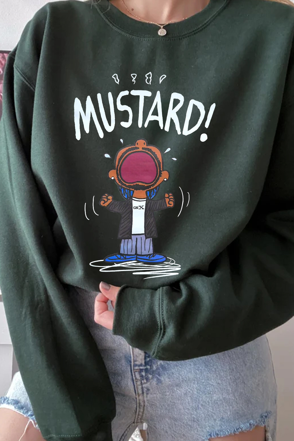 kendricklamar crew neck sweatshirt