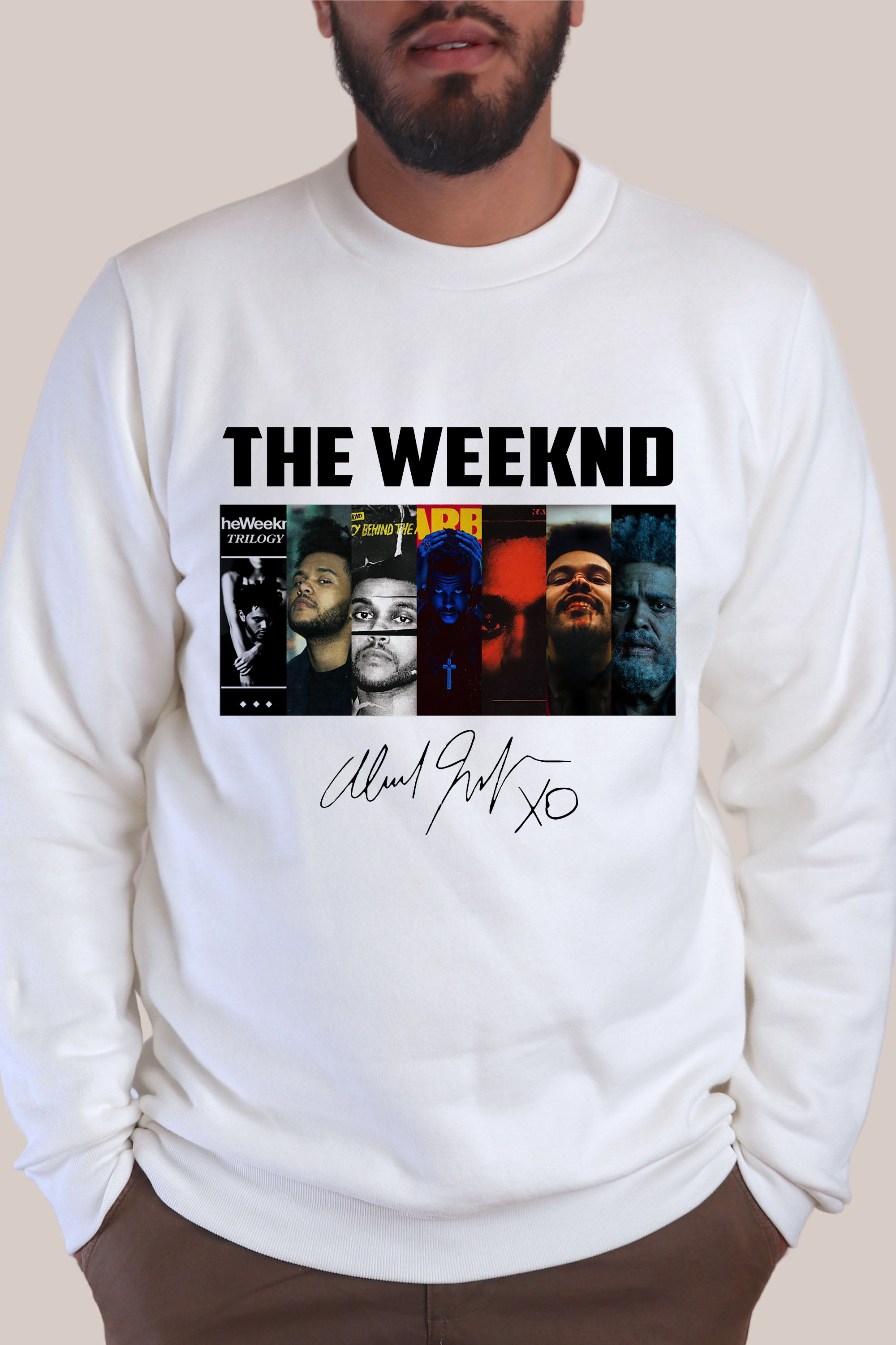 The Weeknd Albums Collection Shirt, Vintage The Weeknd Signature Men Shirt 1
