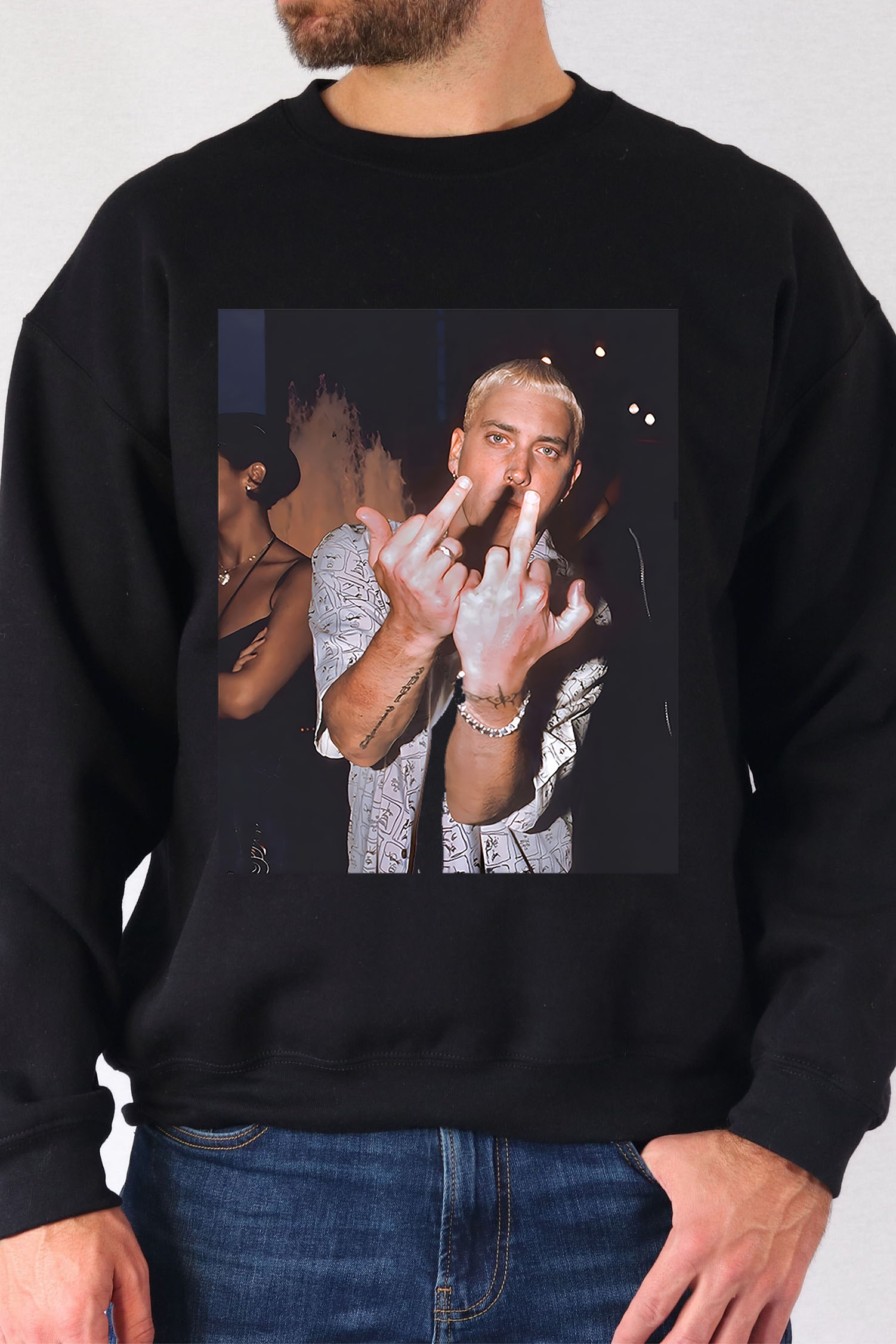 Eminem Pullover Sweatshirt-MEN