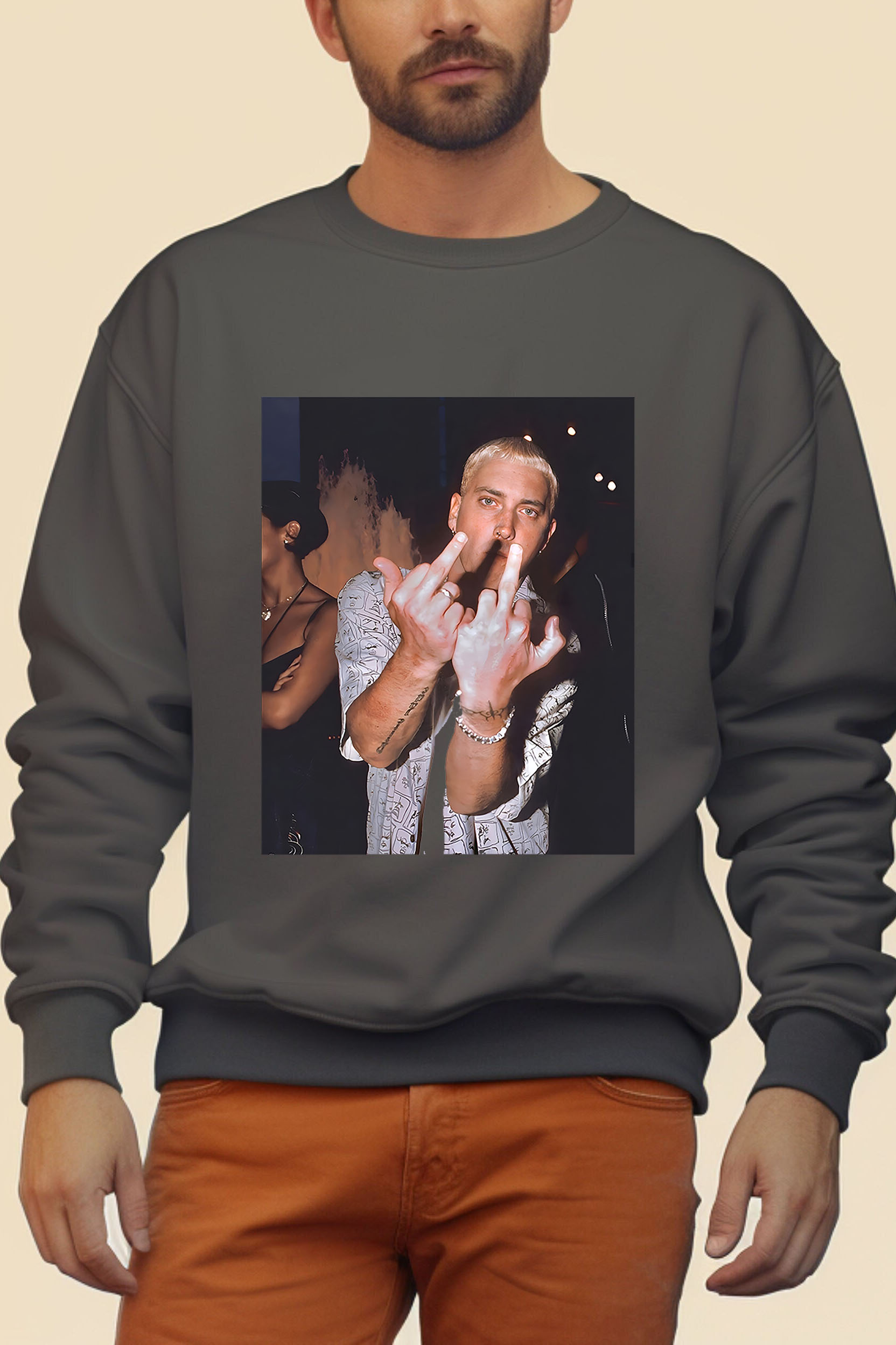 Eminem Pullover Sweatshirt-MEN