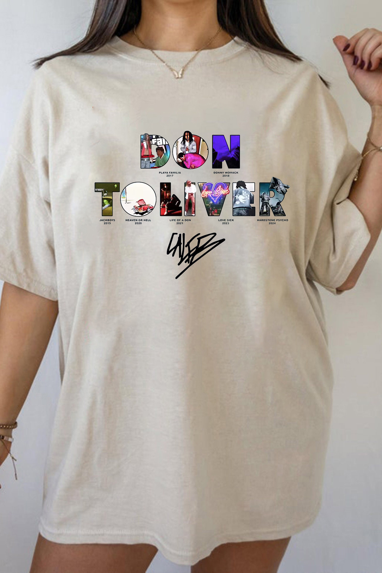 Don Toliver Albums Crew Neck Women  T-Shirt